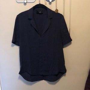 Brass size medium v-neck blouse